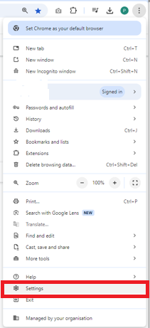 settings button third from bottom